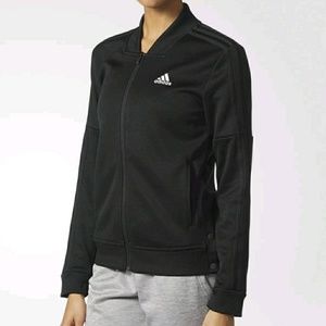 Adidas track jacket women's Large